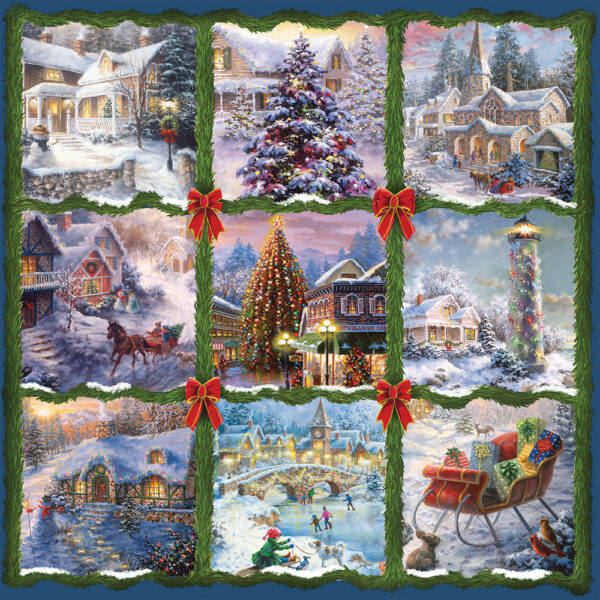 Christmas Nine Patch - 1000 Teile Puzzle