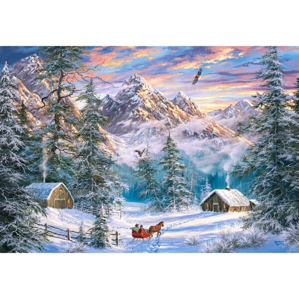 Mountain Christmas - 1000 Teile Puzzle