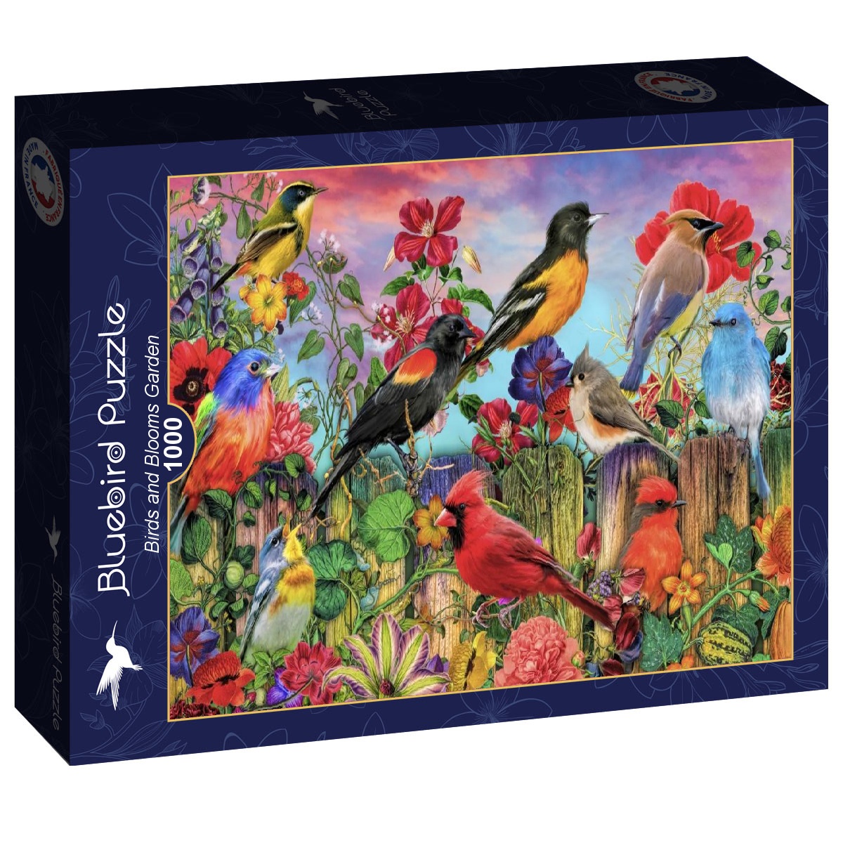 Birds and Blooms Garden – 1000 Teile Puzzle