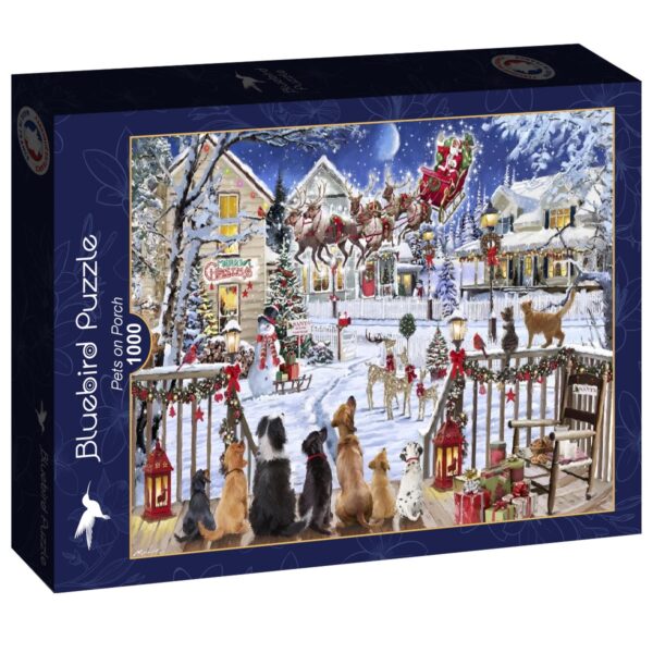 Pets on Porch - 1000 Teile Puzzle – Bild 2