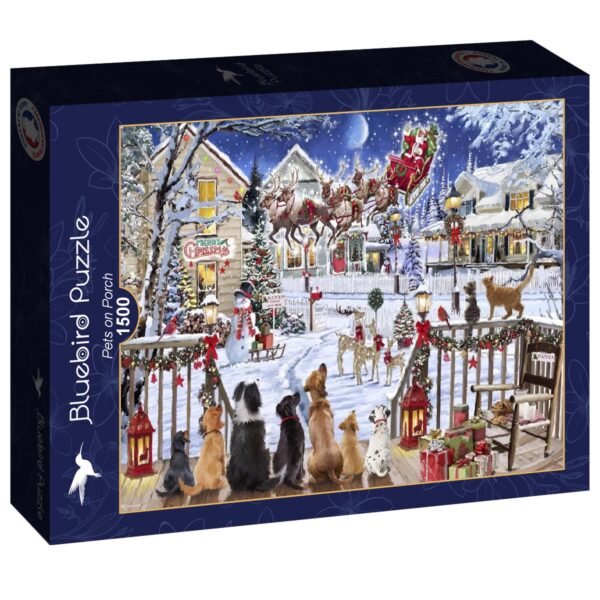 Pets on Porch - 1500 Teile Puzzle – Bild 2