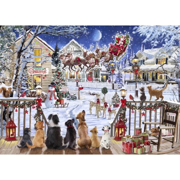 Pets on Porch - 1500 Teile Puzzle