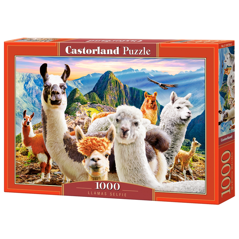 Llamas-Selfie – 1000 Teile Puzzle