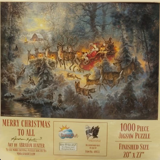 Merry Christmas to All – 1000 Teile Puzzle