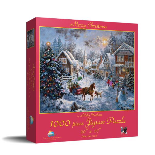 Merry Christmas - 1000 Teile Puzzle – Bild 2