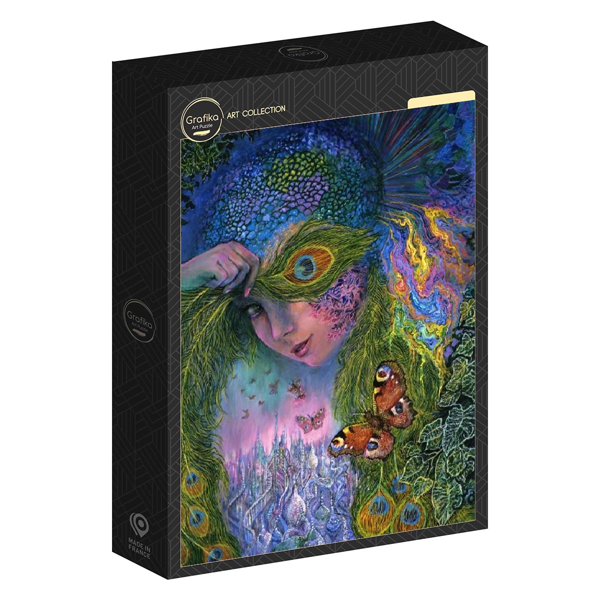 Peacock Goddess – 1000 Teile Puzzle