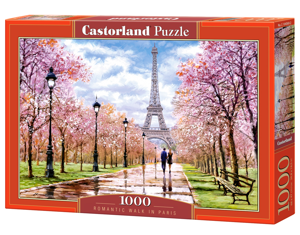 Romantic Walk in Paris  – 1000 Teile Puzzle