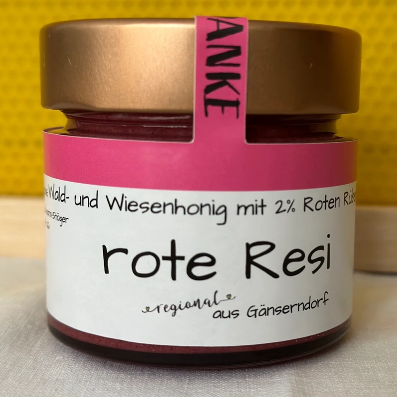 Rote Resi – Wald- und Wiesen-Cremehonig mit Rote Rüben