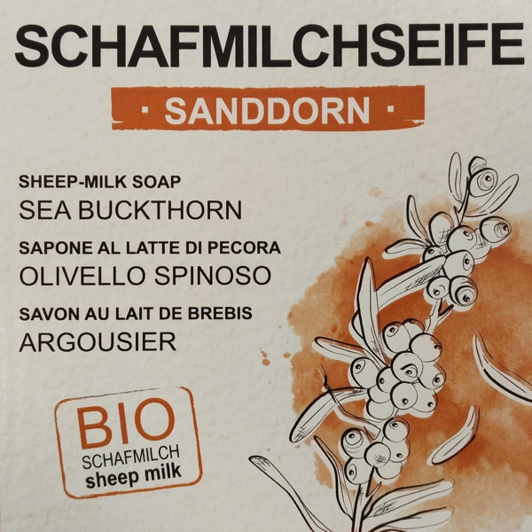 Schafmilchseife Sanddorn