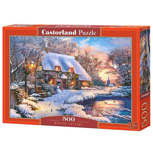 Winter Cottage - 500 Teile Puzzle – Bild 2